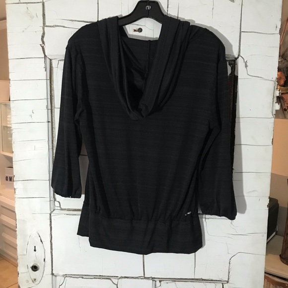 Adidas cowl neck black hoodie - Picture 4 of 7